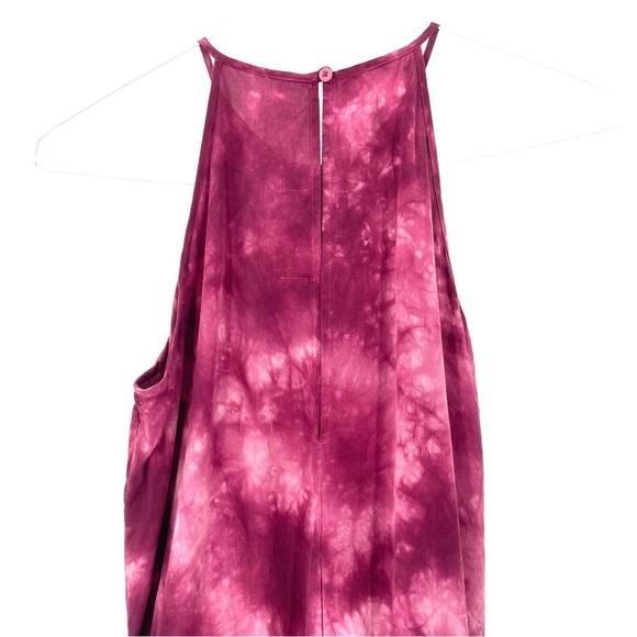 ANTHROPOLOGIE Cloth & Stone Daytripper Tie Dye Straight Leg Jumpsuit Romper - Picture 5 of 7